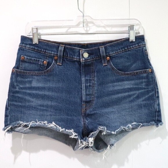 LEVI’S 501 Denim Shorts Size 28 - Picture 5 of 7